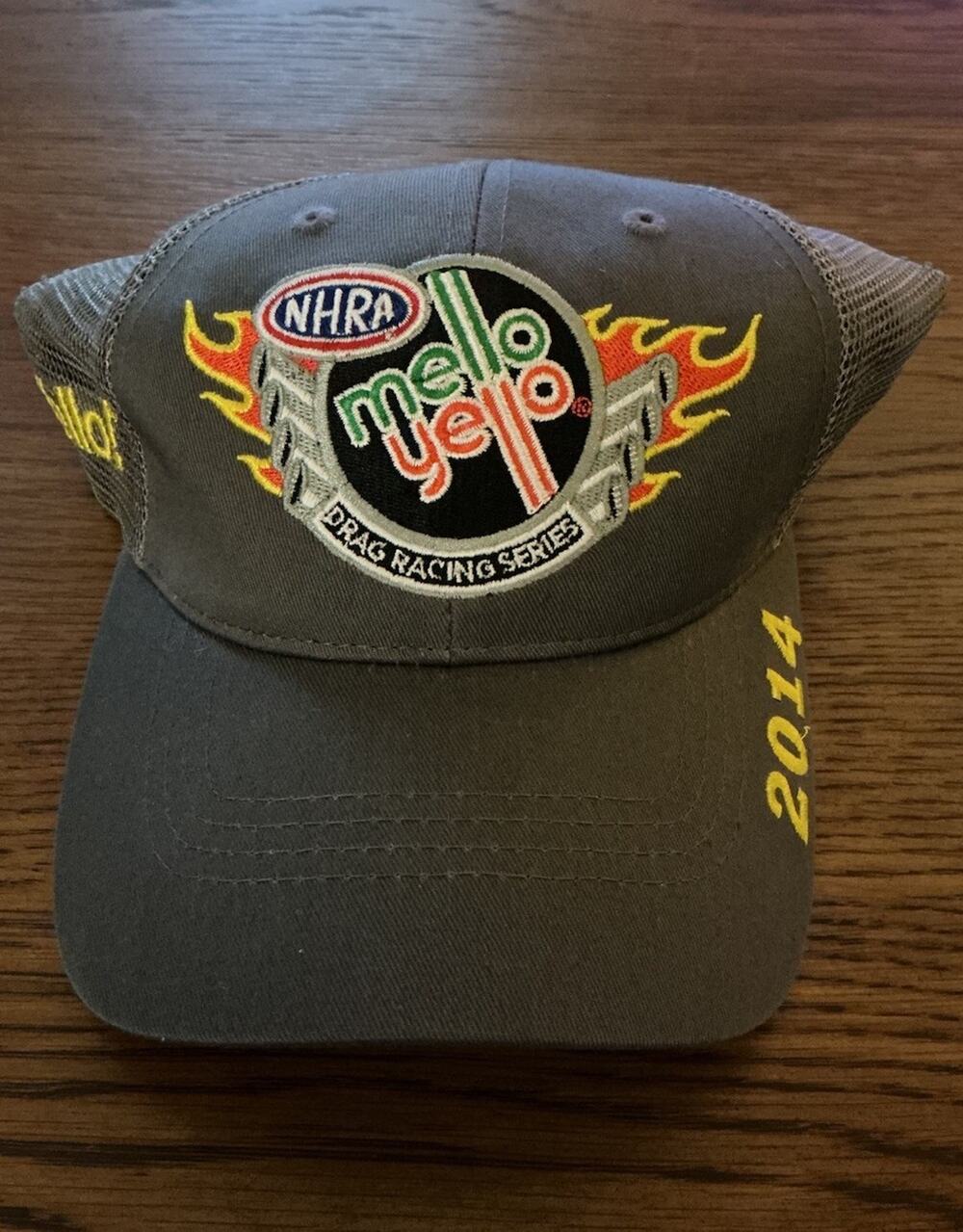 2014 NHRA Drag Racing Series Mello yellow Adjustable Strap Hat Cap